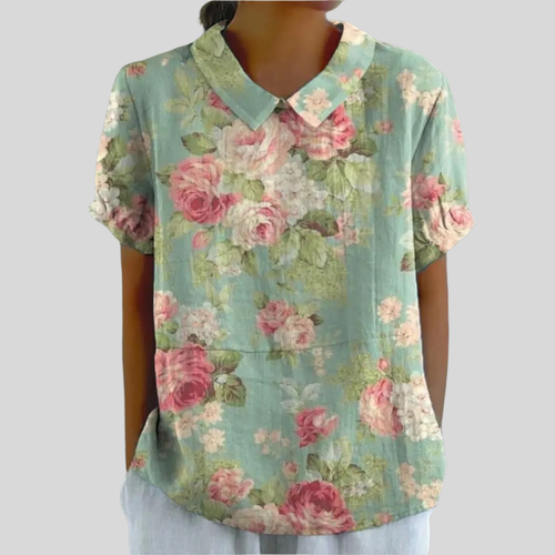 Haut Fleuri Confort Élégant