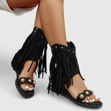 Eira - Sandales à Franges Chic