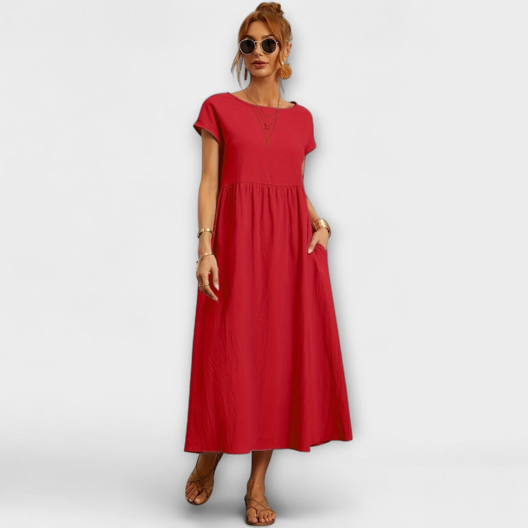ANNABEL - ÉMILIENNE ROBE LÉGÈRE ET FÉMININE DE PRINTEMPS