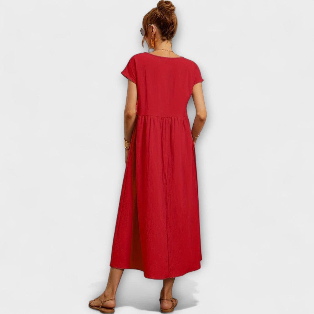 ANNABEL - ÉMILIENNE ROBE LÉGÈRE ET FÉMININE DE PRINTEMPS