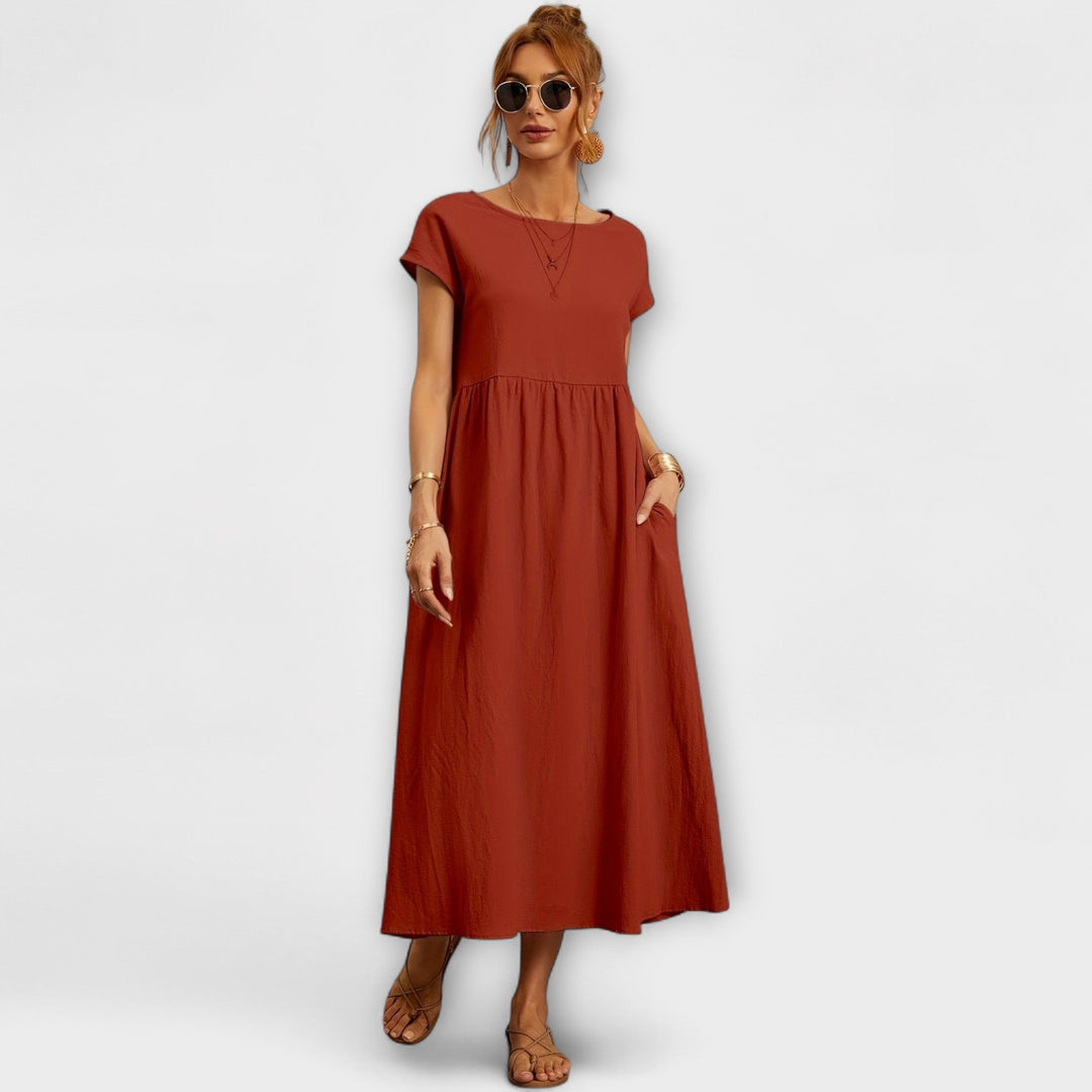 ANNABEL - ÉMILIENNE ROBE LÉGÈRE ET FÉMININE DE PRINTEMPS
