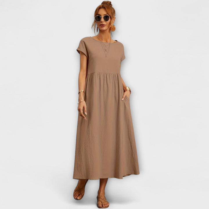 ANNABEL - ÉMILIENNE ROBE LÉGÈRE ET FÉMININE DE PRINTEMPS