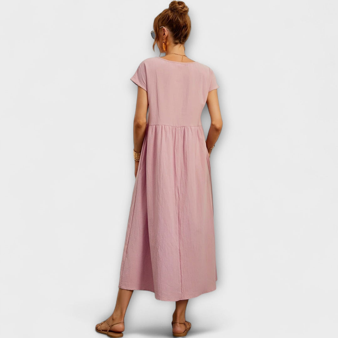 ANNABEL - ÉMILIENNE ROBE LÉGÈRE ET FÉMININE DE PRINTEMPS