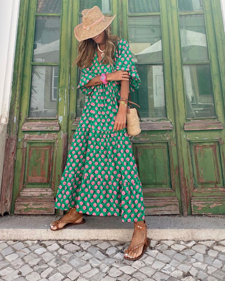 FLEUR - ROBE MAXI BOHÈME
