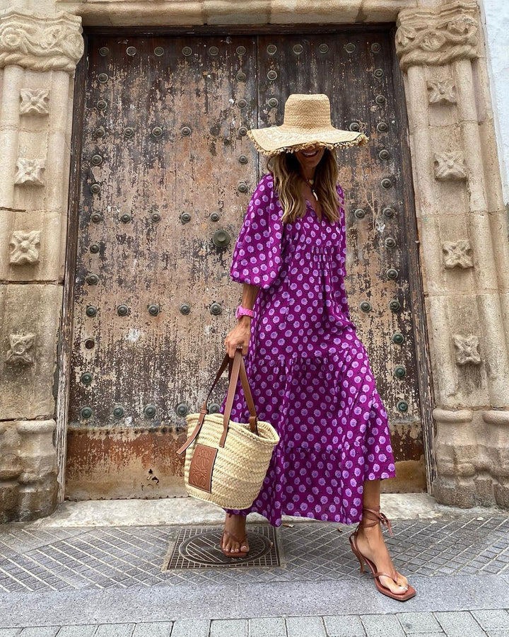 FLEUR - ROBE MAXI BOHÈME