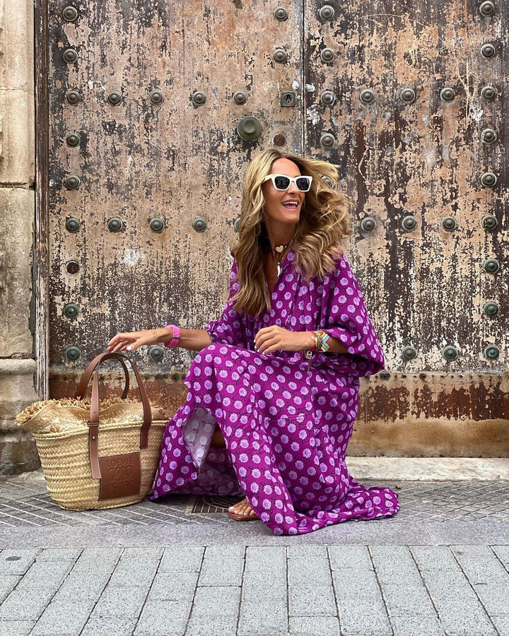 FLEUR - ROBE MAXI BOHÈME