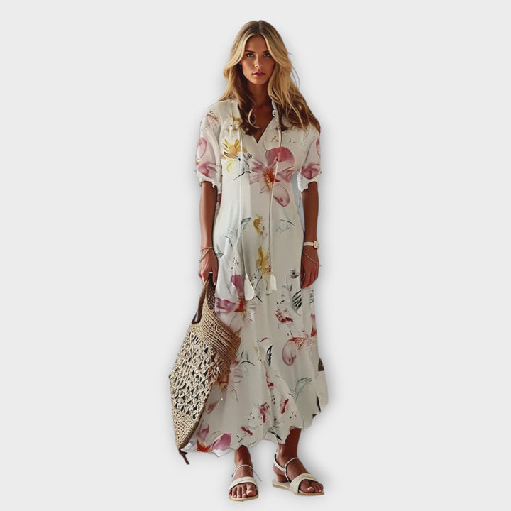 BETTINA - ROBE MAXI BOHÈME ÉLÉGANTE