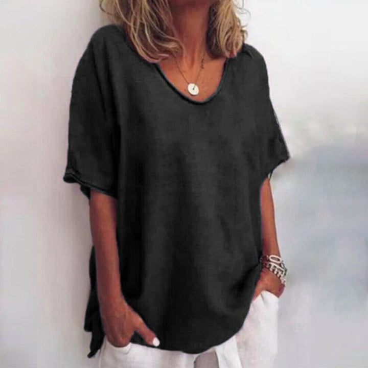 CAMILLE - BLOUSE OVERSIZE À COL V