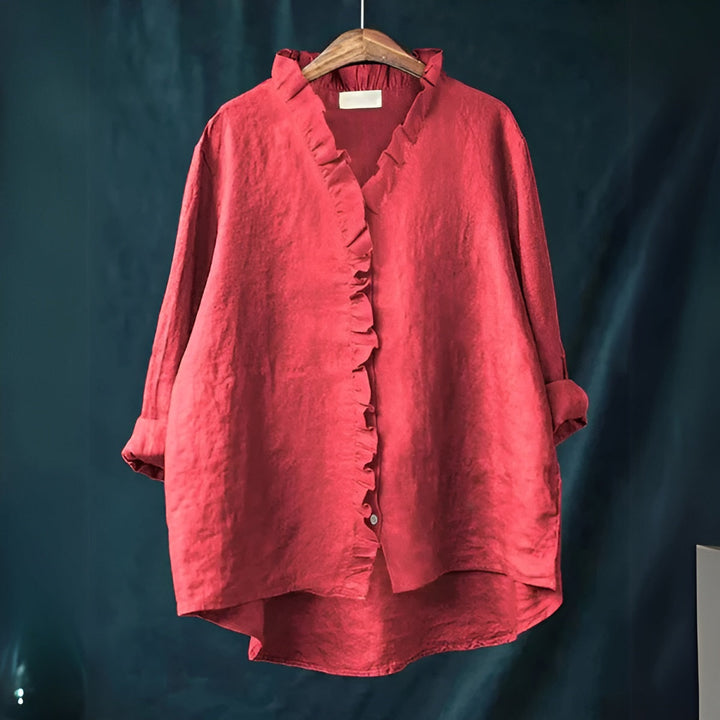 CAMILLA - FLORENCE BLOUSE LÉGÈRE & FÉMININE À VOLANTS