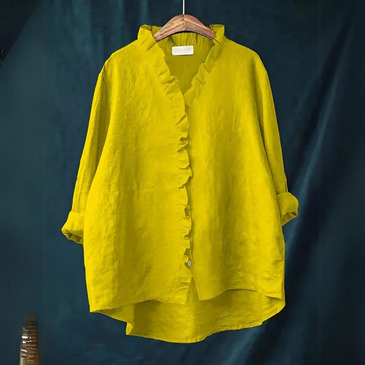 CAMILLA - FLORENCE BLOUSE LÉGÈRE & FÉMININE À VOLANTS