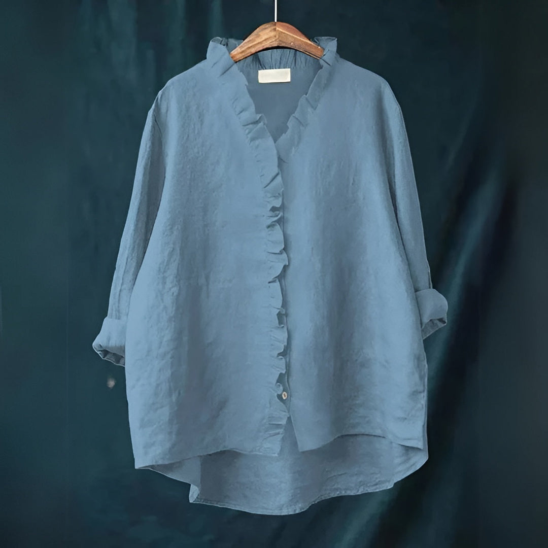 CAMILLA - FLORENCE BLOUSE LÉGÈRE & FÉMININE À VOLANTS