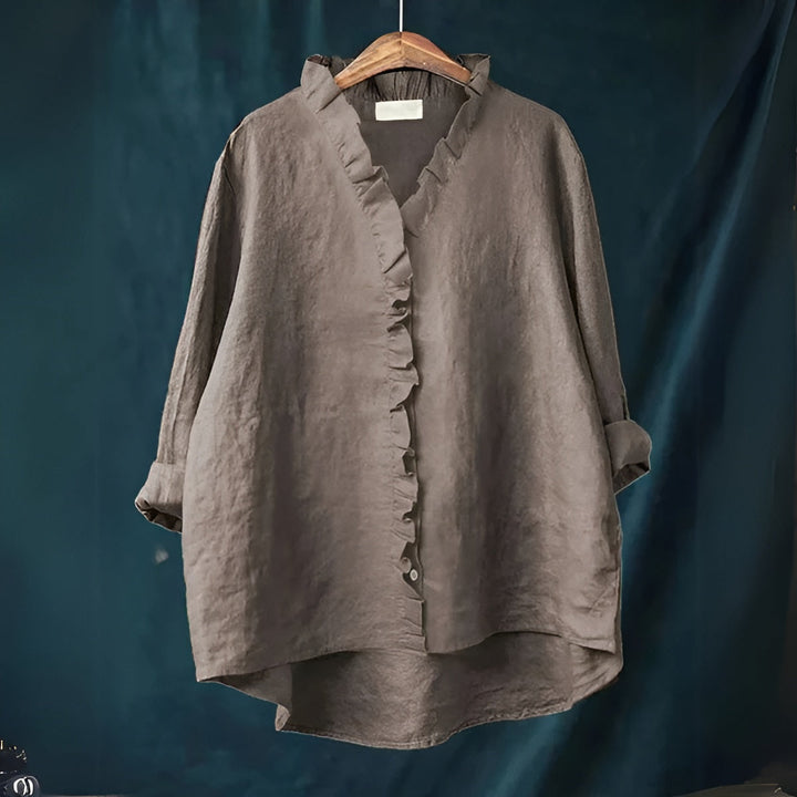 CAMILLA - FLORENCE BLOUSE LÉGÈRE & FÉMININE À VOLANTS