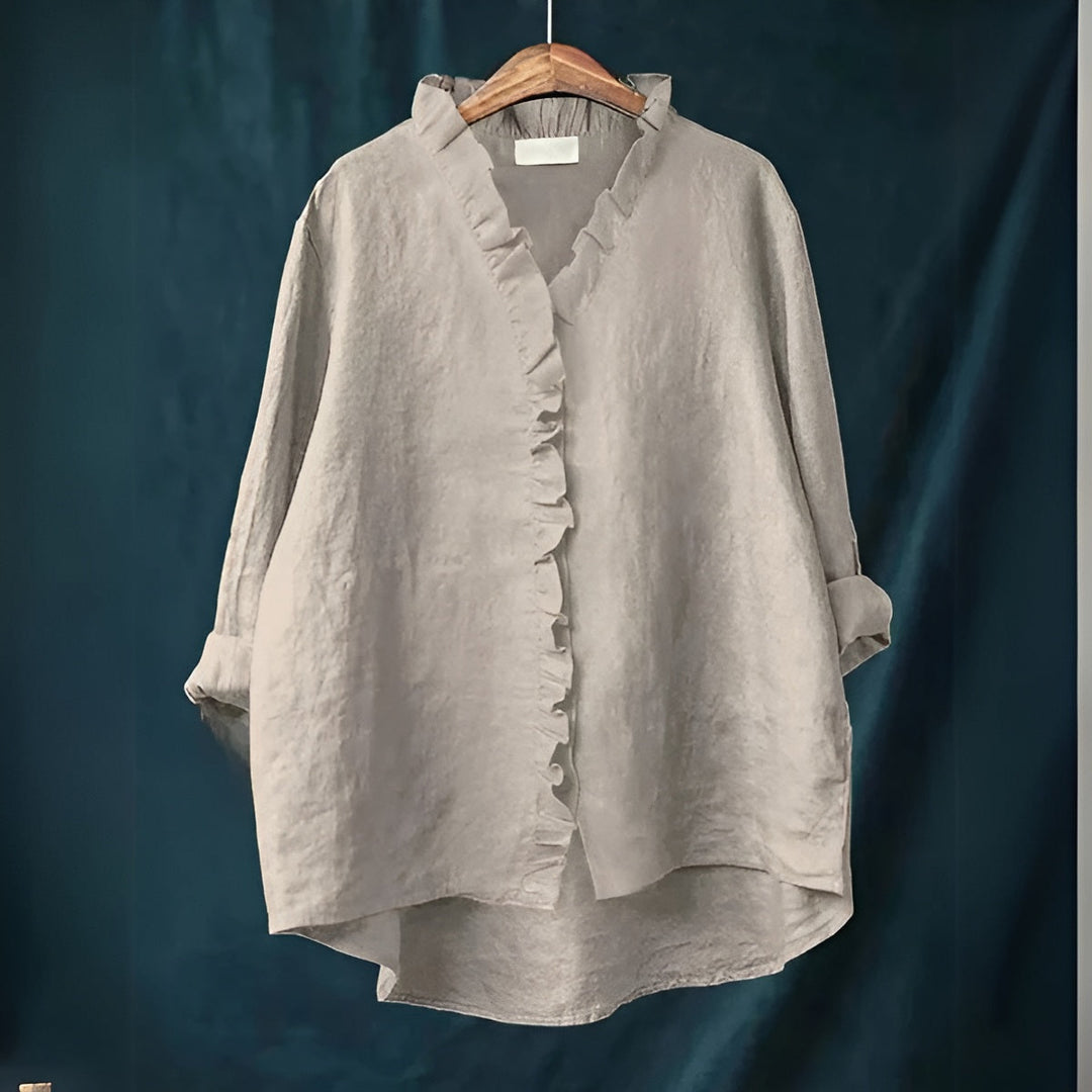 CAMILLA - FLORENCE BLOUSE LÉGÈRE & FÉMININE À VOLANTS